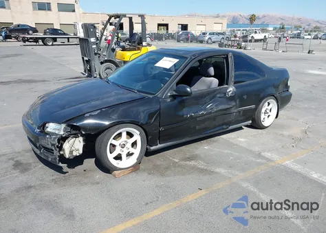 1995 Honda Civic Ex из США, поврежденный, VIN 2HGEJ1123SH500064